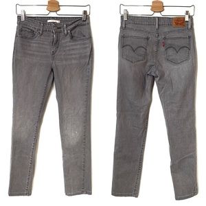 Levis Jeans Grey 712 Slim Size 28